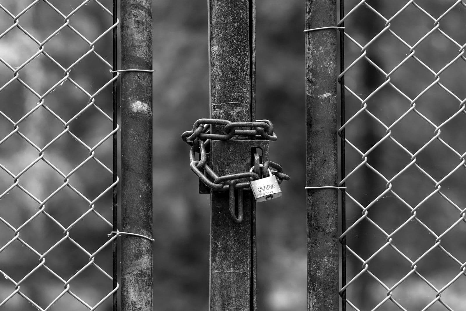 A chain link fence with a padlock on it, illustrating how to Freeze Your Credit in 2026.