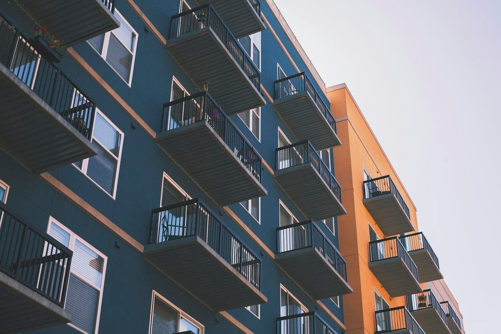 Apartment building facade, illustrating whether paying rent builds credit.